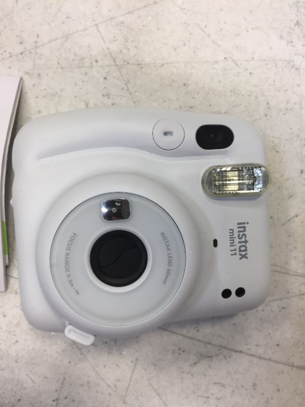 Photo 2 of Fujifilm Instax Mini 11 Instant Camera Ice White + MiniMate Accessory Bundle & Compatible Custom Case + \