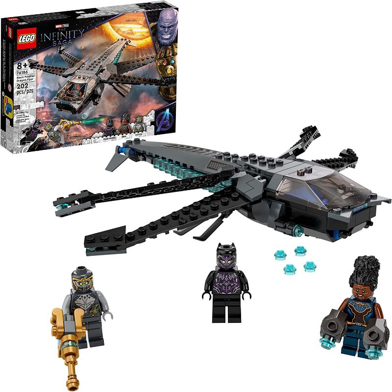 Photo 1 of LEGO Marvel Black Panther Dragon Flyer 76186 Building Kit Toy; Create The Final Battle Scene from Avengers: Endgame; New 2021