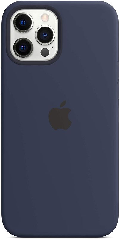 Photo 1 of Apple Silicone Case with MagSafe (for iPhone 12 Pro Max) - Deep Navy