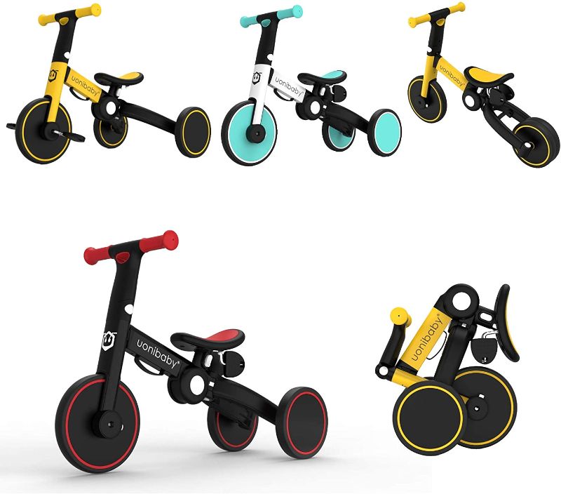 Photo 1 of 3 in 1 Toddler Bike Kids Tricycle Children Balance Bike Push Bicycle Pedal Trike Bike Removable Pedals Lightweight Portable Foldable No Assembly 2-4 Year Old - by M.A.D. for Everything