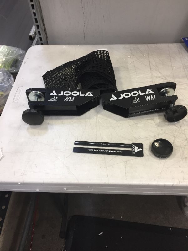 Photo 2 of JOOLA WM Professional Table Tennis Net and Post Set - ITTF Tournament Approved - 72in Regulation Ping Pong Net with Screw On Clamp Attachment