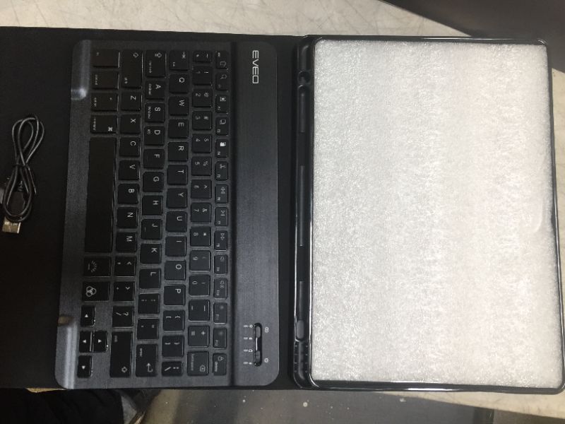 Photo 1 of iPad Case with Keyboard 10.2'' - iPad 9th Generation Case with Keyboard (2021), Built-in Pencil Holder - iPad Case 9th Generation/8th Gen/7th - Black
