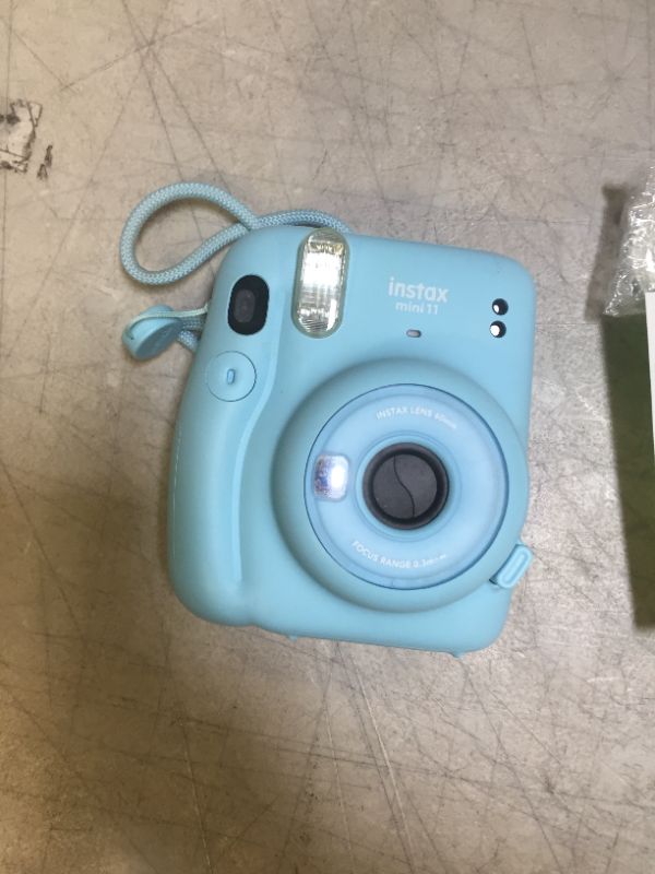 Photo 3 of Fujifilm Instax Mini 11 Instant Camera - Sky Blue, 4.8" x 4.2" x 2.6", Camera Only
