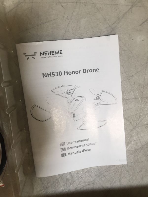 Photo 5 of NEHEME NH530 Drones with Camera for Adults Kids, FPV Drone with 720P HD Camera, RC Quadcopter for Beginners with Gravity Sensor, Headless Mode, One Key Return/Take Off/Landing, Drone with 2 Batteries
