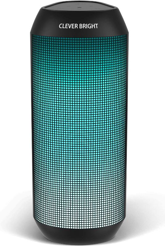 Photo 1 of LED Bluetooth Speaker,Night Light Wireless Speaker,Portable Wireless Bluetooth Speaker Outdoor,7 Color LED Themes,Handsfree/Phone/PC/AUX Supported
