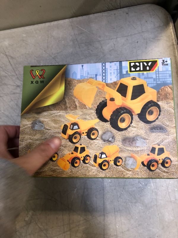 Photo 1 of Take Apart Toys for 4 Year Old Boys - Toy for Boys Construction Truck - Dump Truck, Cement Truck, Excavator and Many More - 3.4.5.6.7 Year Olds Toys Gift for Boys - Kids Stem Building Toy
