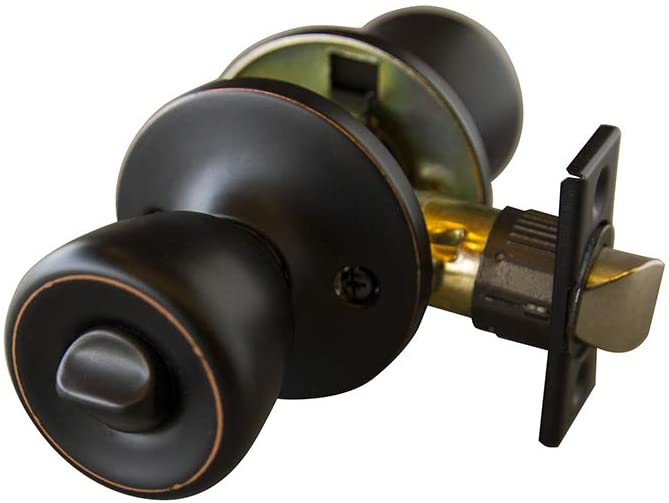 Photo 1 of Design House 728725 Terrace 6-Way Latch Privacy Door Knob, Oil Rubbed Bronze
