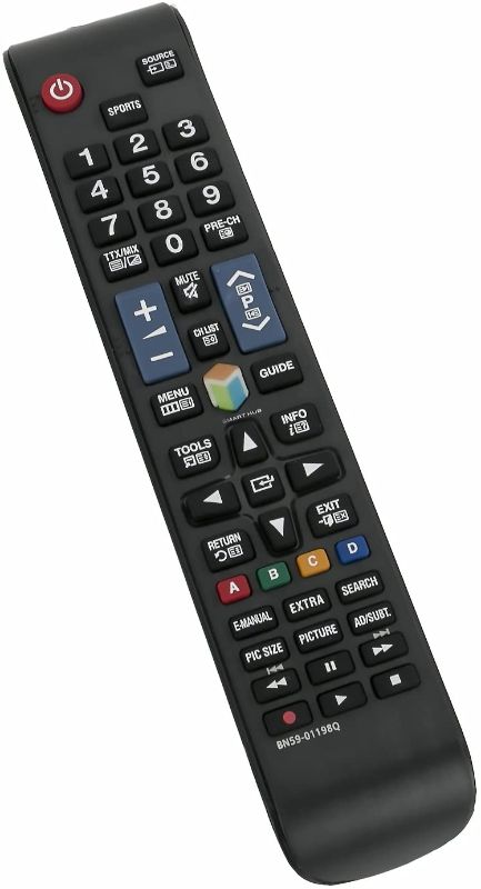 Photo 1 of BN59-01198Q Replaced Remote Control fit for BN5901198Q Samsung Smart TV UA50JU6400 UA55JU6400 UE48JU6400 UE48JU6440 UE50JU6472 UE55JU6400