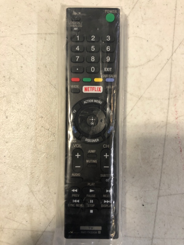 Photo 2 of  RMT-TX200B Replace Remote Control for Sony TV KD-65X7505D KD-55X7005D XBR-55X707D
