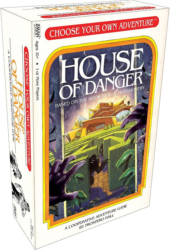 Photo 1 of Choose Your Own Adventure House of Danger Board Game | Strategy Game | Cooperative Adventure Game for Adults and Kids | Ages 10+ | 1+ Players | Average Playtime 1+ Hours | Made by Z-Man Games
