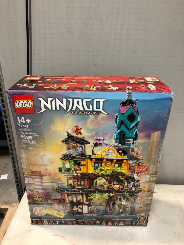 Photo 4 of LEGO NINJAGO NINJAGO City Gardens 71741 Building Kit; Ninja House Playset Featuring 19 Minifigures, New 2021 (5,685 Pieces)
