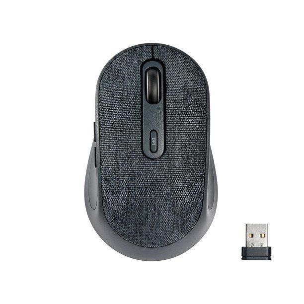 Photo 1 of onn. Wireless Fabric, 6-button Mouse with Adjustable DPI
