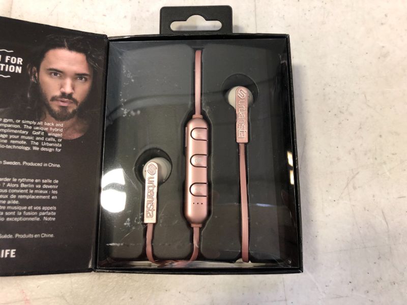 Photo 2 of Urbanista 1033913 Berlin Bluetooth Headphones Rose Gold
