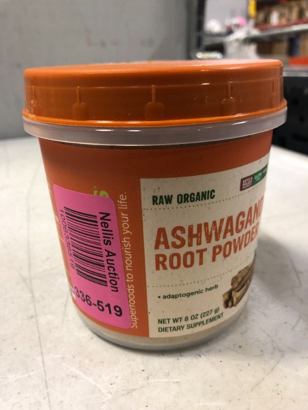 Photo 2 of BareOrganics Ashwagandha Root Powder, 8 Oz BB 12/2022
