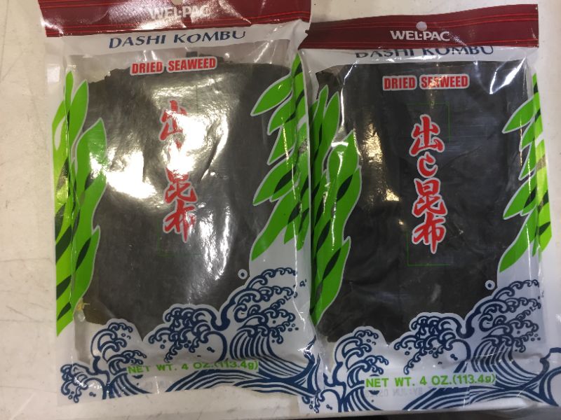Photo 1 of 2 WEL-PAC Dashi Kombu Dried Seaweed BB 05JUN2022