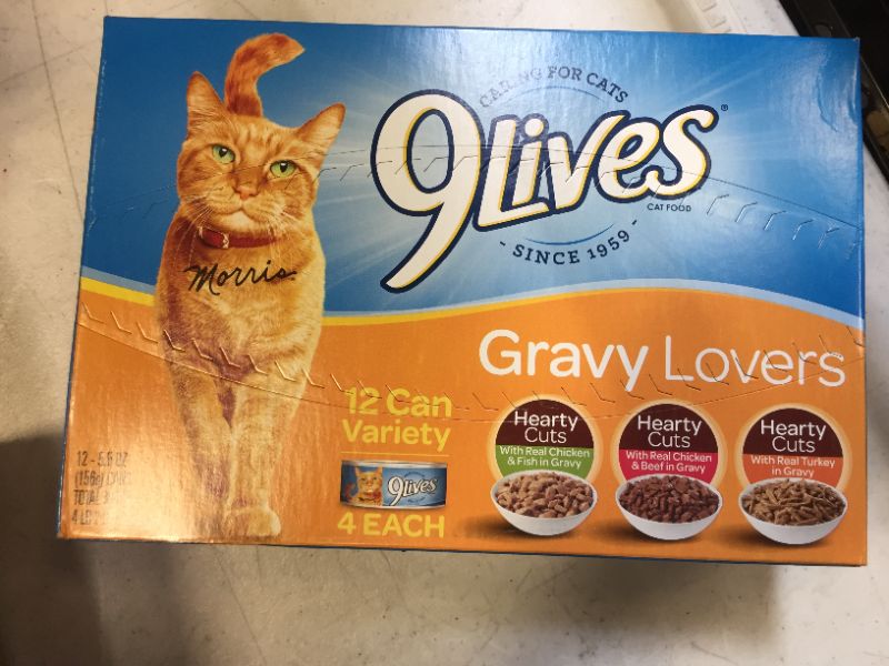 Photo 2 of 9Lives Variety Pack Favorites Wet Cat Food, 5.5 Ounce Cans BB 23FEB2022
