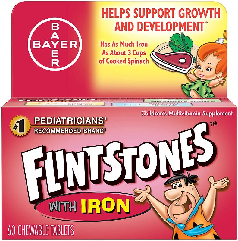 Photo 1 of Flintstones® Plus Iron Chewable Vitamins - 60ct EXP 03/2023
