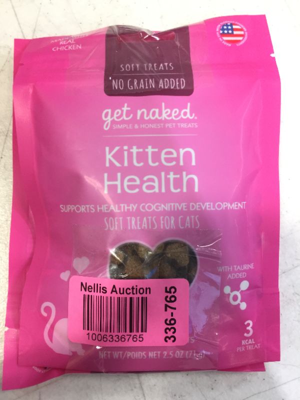 Photo 3 of 2 Get Naked 1 Pouch Kitten Health Soft Treats, 2.5 oz BB 05JUL2022

