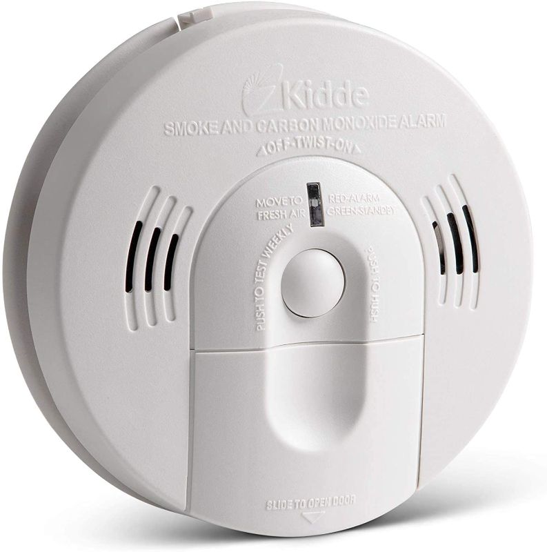 Photo 1 of Kidde Smoke & Carbon Monoxide Detector, Battery Powered, Interconnect Combination Smoke & CO Alarm, Voice Alert
