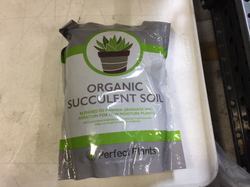 Photo 1 of All Natural Succulent and Cactus Soil Mix by Perfect Plants | Made in The USA | 4 Quarts for All Succulent Varieties | Formulated for Proper Drainage
