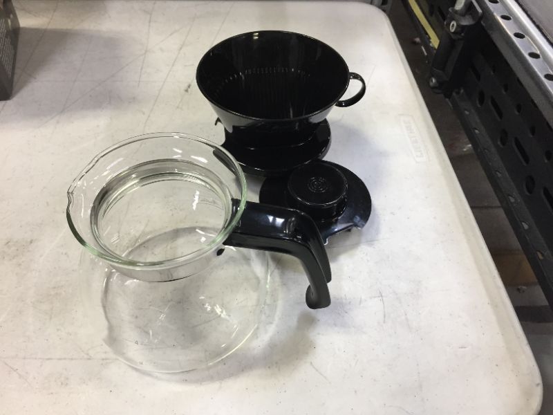 Photo 2 of Melitta Pour-Over Coffee Brewer W/ Glass Carafe, 6 Cups (6 Ozper Cup)
