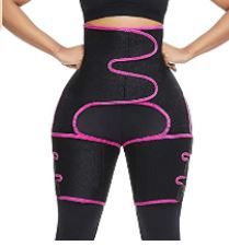 Photo 1 of JENABOM Waist Trainer for Women, New 3 in 1 Women Waist Thigh Butt Lifter Sweat Band sz XXL 
