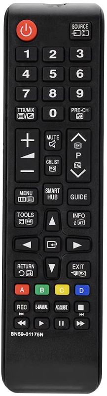Photo 1 of TV Remote Control for Samsung, BN59-01175N TV Remote Control Compatible with Samsung TV Model UE40H6500/UE48H6500/UE40H6650/UE48H6640/UE48H6650/UE55H6640/UE55H6650 and More
