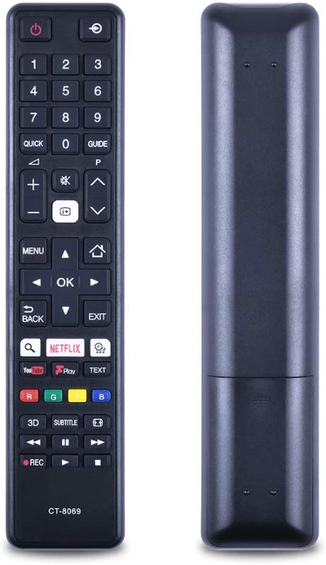 Photo 1 of CT-8069 Remote Control Replacement for Toshiba Smart TV,Oumeite Offers New Alternative Remote Control 24D3753DB 43V6763DB 49L3653DB 43U6663DB 43U6763DB 32D3653DB 32D3753DB 32W3753DG 43L3753DB
