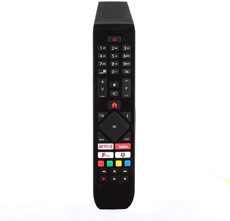 Photo 1 of 121AV - Replacement Remote Control for Hitachi RC43141 Smart LED TVs with NetFlix Youtube Freeview F play Buttons
