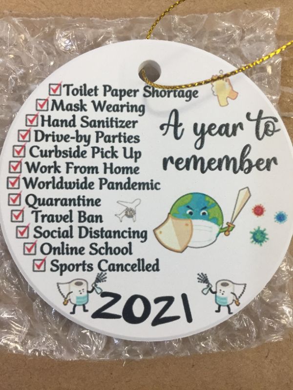 Photo 1 of 2021 COLLECTORS COMMEMORITIVE HANGING CHRISTMAS TREE ORNAMENT