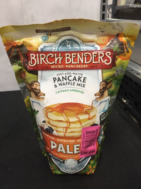 Photo 2 of Birch Benders Paleo Pancake & Waffle Mix, Made With Cassava, Coconut & Almond Flour, Just Add Water, 28 Oz BB 01/17/2022
