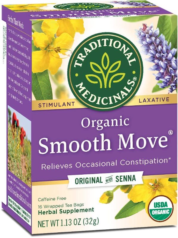 Photo 1 of 2 Savers Package:Traditional Medicinals Smooth Move Herb Tea (3x16 Bag)
exp - july - 2024 