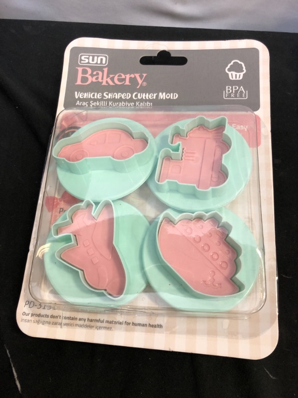 Photo 2 of Cars Baking Cookie Cutters | BPA Free | Suger Paste Dough Crust Shapes Cutter Pie Pastry Fondant Stamp Baking Mold Cake Decoration Tools (Cars)
