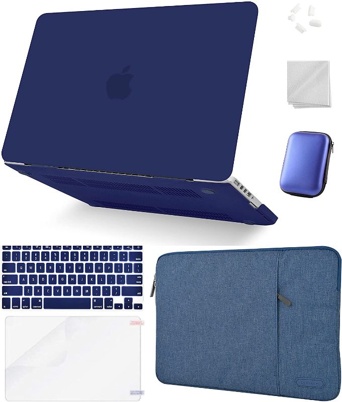 Photo 1 of  COMPATIBLE WITH MACBOOK AIR 13 INCH CASE 2020 A1932 MATTE NAVY