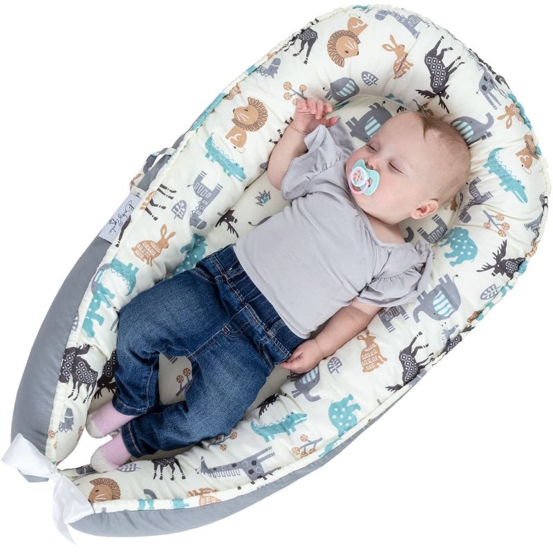 Photo 1 of Baby Lounger Baby Nest for Co Sleeping Portable & Washable Newborn Lounger - Portable Baby Bed by Baby Zula
 for infants 0-12 months,