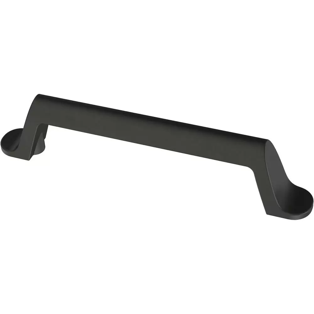 Photo 1 of 2 pack Liberty Simply Smooth 3-3/4 in. (96 mm) Matte Black Drawer Pull
