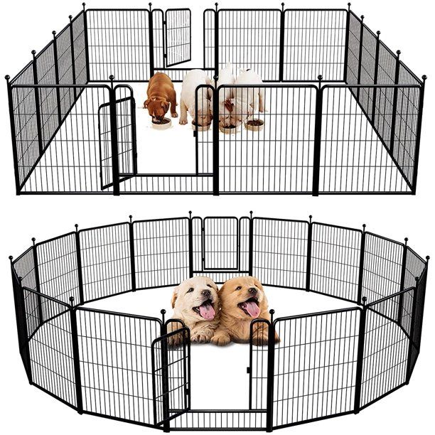 Photo 1 of 16 panel dog fence and playpen