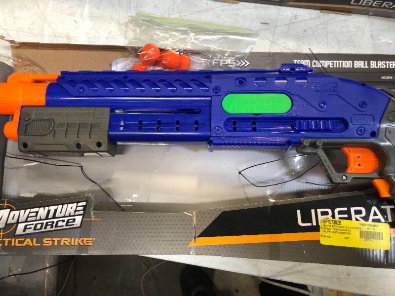 Photo 2 of Adventure Force Tactical Strike Liberator Spring-Powered Pump Action Ball Blaster - Compatible with NERF Rival
