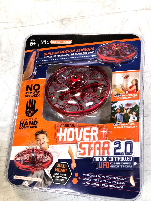 Photo 2 of Hover Star 2.0 Motion Controlled UFO Chrome Edition
