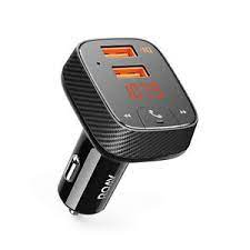 Photo 1 of Anker Roav SmartCharge F2 Bluetooth FM Transmitter, Wireless Audio Adapter and Receiver, Car Charger with Bluetooth, Car Locator, App Support, 2 USB Ports, PowerIQ
