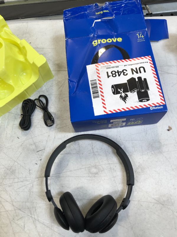 Photo 1 of onn. Bluetooth On-Ear Headphones, Black
