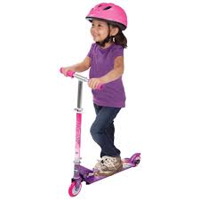 Photo 1 of Disney Princess Girls' Inline Folding Kick Scooter by Huffy, Pink