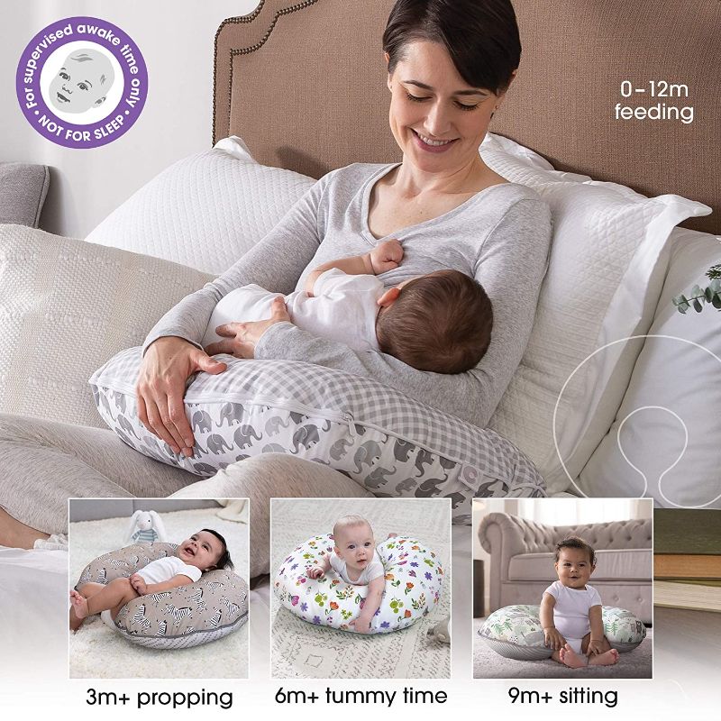 Photo 1 of Boppy Nursing Pillow – Bare Naked | Breastfeeding and Bottle Feeding, Propping Baby, Tummy Time, Sitting Support | Pillow Only