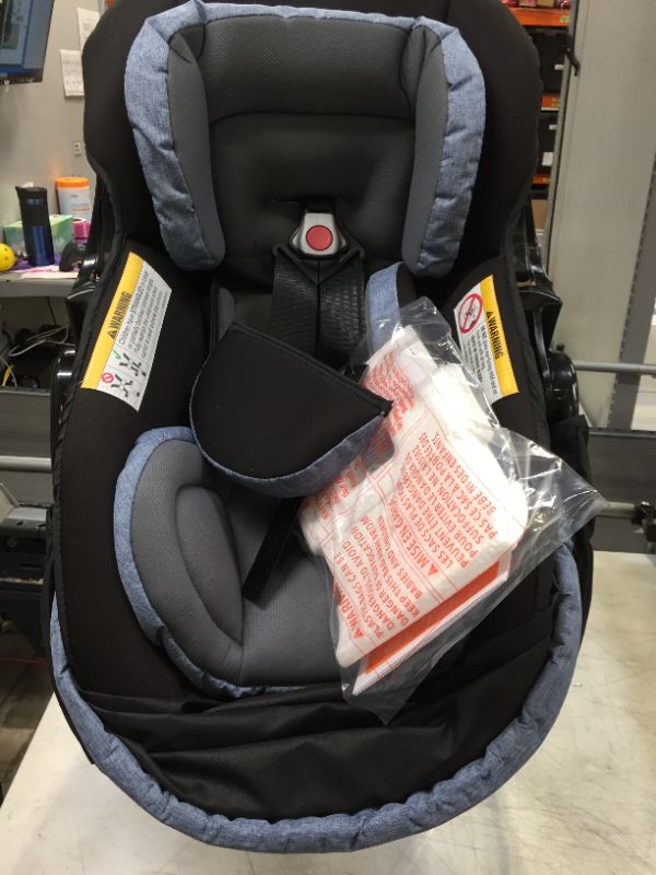 Photo 2 of Baby Trend Secure Snap Tech™ 35.00 Lbs Infant Car Seat, Blue Chambray
