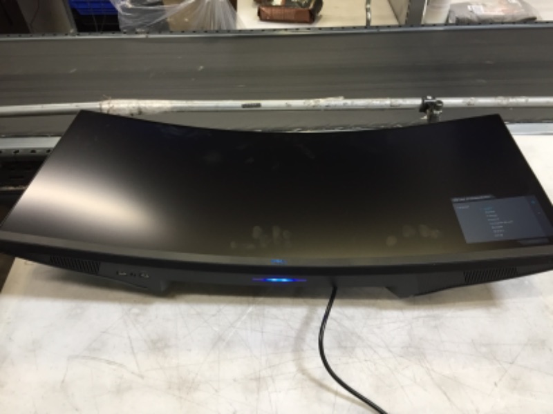 Photo 3 of Dell Curved Gaming Monitor 34 Inch Curved Monitor with 144Hz Refresh Rate, WQHD (3440 x 1440) Display, Black - S3422DWG---SCREEN IS DIRTY---
