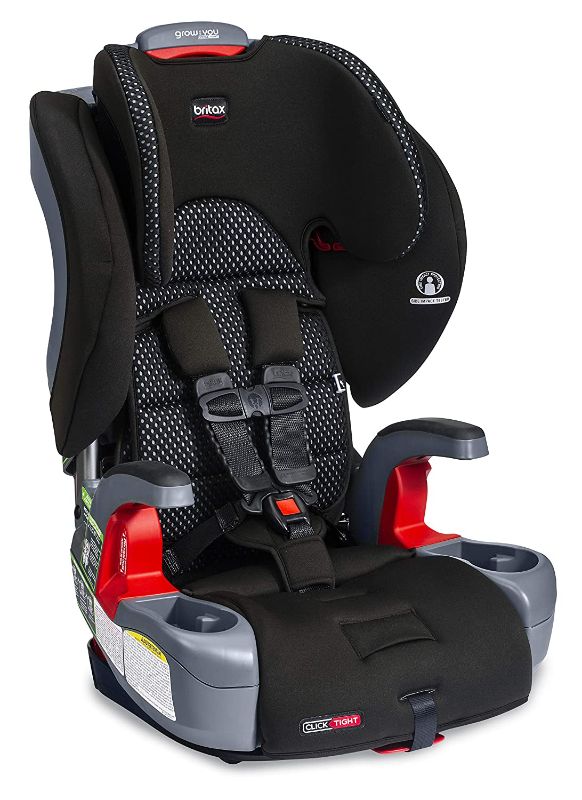 Photo 1 of Britax Grow with You ClickTight Harness-2-Booster Car Seat, Cool Flow Gray---ITEM IS DIRTY---

