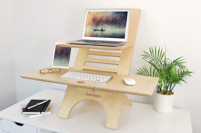 Photo 1 of The Original DeskStand ™ Standing Desk, Laptop Stand, Adjustable Standing Desk, Sit Stand Desk, Standing Workstation Desk for Home Office