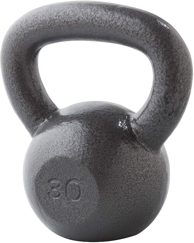Photo 1 of 30 Lb. Cast Iron Kettlebell---ITEM IS DIRTY/HAS STICKER RESIDUE----