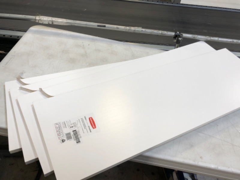 Photo 1 of 5028533 12 X 36 in. White Shelf Board 4 pk 
