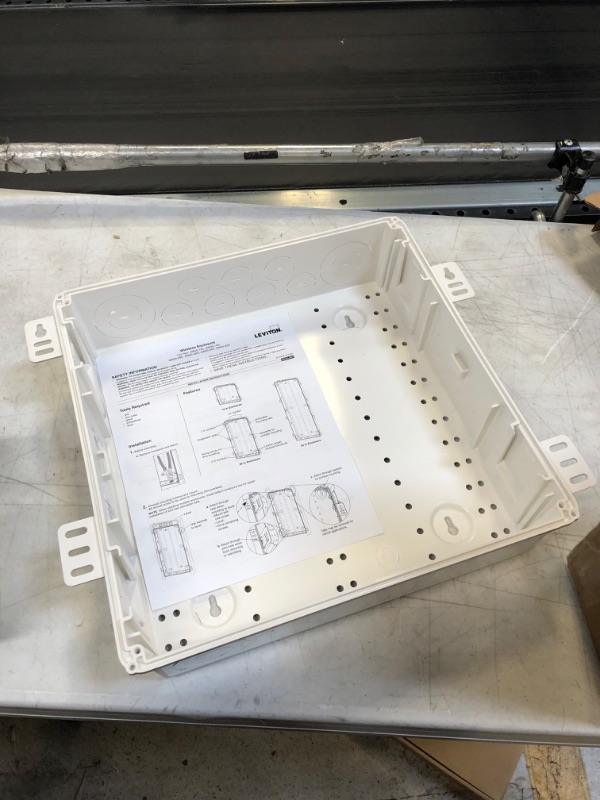Photo 2 of Leviton 49605-14E 14" Wireless Structured Media Center, Enclosure, White
